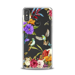 Lex Altern TPU Silicone Motorola Case Birdie Floral Print