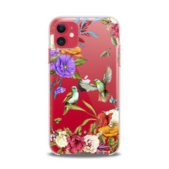 Lex Altern TPU Silicone iPhone Case Birdie Floral Print