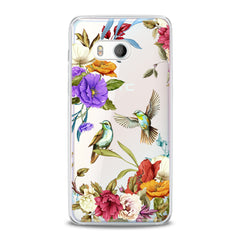 Lex Altern TPU Silicone HTC Case Birdie Floral Print