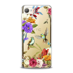 Lex Altern TPU Silicone HTC Case Birdie Floral Print