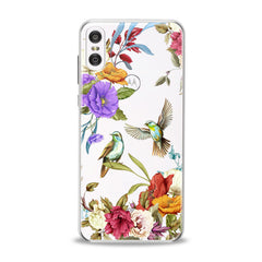 Lex Altern TPU Silicone Motorola Case Birdie Floral Print