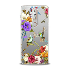 Lex Altern TPU Silicone Nokia Case Birdie Floral Print