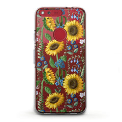 Lex Altern TPU Silicone Google Pixel Case Juicy Sunflower Print