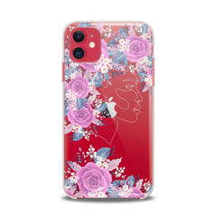 Lex Altern TPU Silicone iPhone Case Floral Feminine Portrait