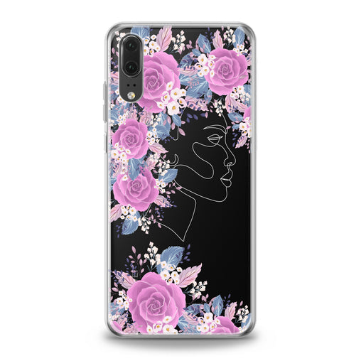 Lex Altern Floral Feminine Portrait Huawei Honor Case