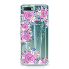 Lex Altern TPU Silicone Oppo Case Floral Feminine Portrait