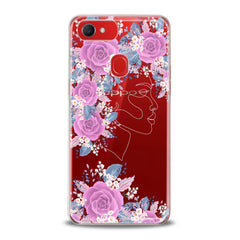 Lex Altern TPU Silicone Oppo Case Floral Feminine Portrait