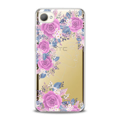 Lex Altern TPU Silicone HTC Case Floral Feminine Portrait