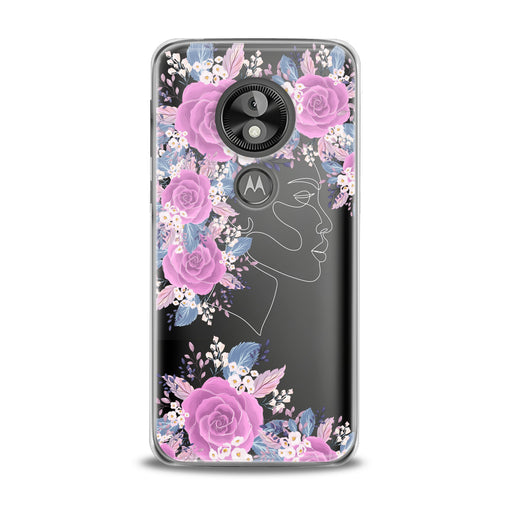 Lex Altern Floral Feminine Portrait Motorola Case