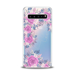 Lex Altern TPU Silicone Samsung Galaxy Case Floral Feminine Portrait