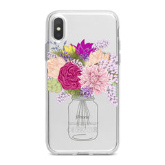 Lex Altern TPU Silicone Phone Case Cute Floral Bottle