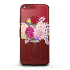 Lex Altern TPU Silicone Phone Case Cute Floral Bottle