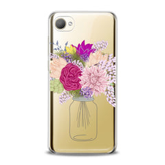 Lex Altern TPU Silicone HTC Case Cute Floral Bottle