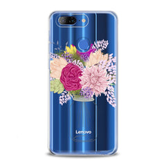 Lex Altern TPU Silicone Lenovo Case Cute Floral Bottle