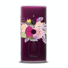 Lex Altern TPU Silicone Sony Xperia Case Cute Floral Bottle