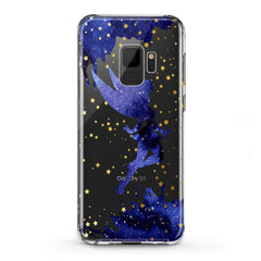 Lex Altern TPU Silicone Samsung Galaxy Case Blue Watercolor Tinker Bell