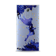 Lex Altern TPU Silicone Sony Xperia Case Blue Watercolor Tinker Bell