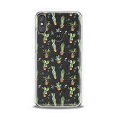 Lex Altern TPU Silicone Motorola Case Cute Green Cactuses Plant