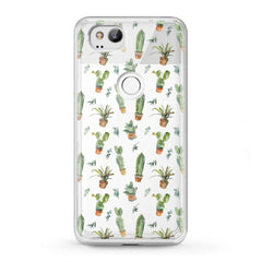 Lex Altern TPU Silicone Google Pixel Case Cute Green Cactuses Plant