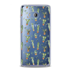 Lex Altern Cute Green Cactuses Plant HTC Case