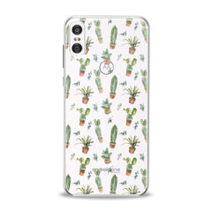 Lex Altern TPU Silicone Motorola Case Cute Green Cactuses Plant