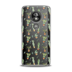 Lex Altern Cute Green Cactuses Plant Motorola Case