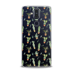 Lex Altern TPU Silicone Nokia Case Cute Green Cactuses Plant