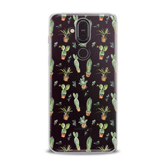 Lex Altern TPU Silicone Nokia Case Cute Green Cactuses Plant