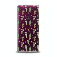 Lex Altern TPU Silicone Sony Xperia Case Cute Green Cactuses Plant