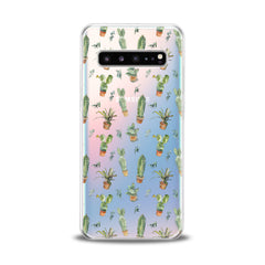 Lex Altern TPU Silicone Samsung Galaxy Case Cute Green Cactuses Plant