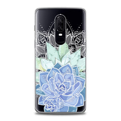 Lex Altern Blue Succulent Plant OnePlus Case