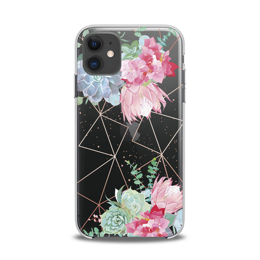 Lex Altern TPU Silicone iPhone Case Floral Succulent