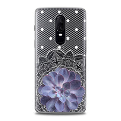 Lex Altern Purple Succulent Plant OnePlus Case