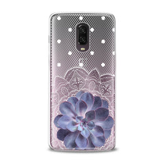 Lex Altern TPU Silicone OnePlus Case Purple Succulent Plant