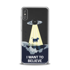 Lex Altern TPU Silicone Motorola Case Cow Alien