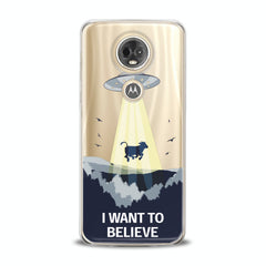 Lex Altern TPU Silicone Motorola Case Cow Alien