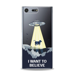 Lex Altern TPU Silicone Sony Xperia Case Cow Alien