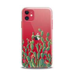 Lex Altern TPU Silicone iPhone Case Red Cacti Flowers