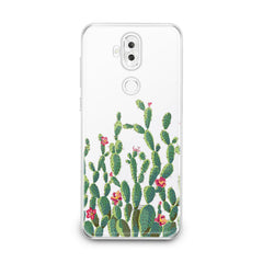 Lex Altern TPU Silicone Asus Zenfone Case Red Cacti Flowers