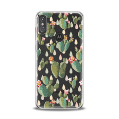 Lex Altern TPU Silicone Motorola Case Gentle Cacti Flowers