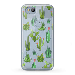 Lex Altern TPU Silicone Google Pixel Case Kawaii Cacti Pattern