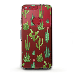 Lex Altern TPU Silicone Google Pixel Case Kawaii Cacti Pattern