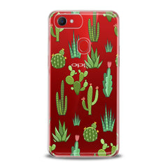 Lex Altern TPU Silicone Oppo Case Kawaii Cacti Pattern