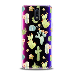 Lex Altern Pastel Cactuses Oppo Case