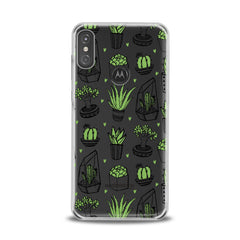 Lex Altern TPU Silicone Motorola Case Potted Cacti Art