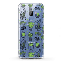 Lex Altern TPU Silicone Phone Case Potted Cacti Art