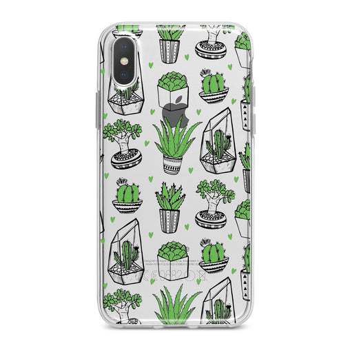 Lex Altern Potted Cacti Art Phone Case for your iPhone & Android phone.