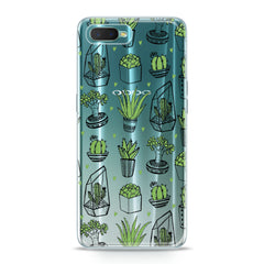 Lex Altern TPU Silicone Oppo Case Potted Cacti Art