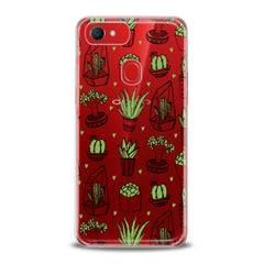 Lex Altern TPU Silicone Oppo Case Potted Cacti Art