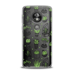 Lex Altern TPU Silicone Motorola Case Potted Cacti Art